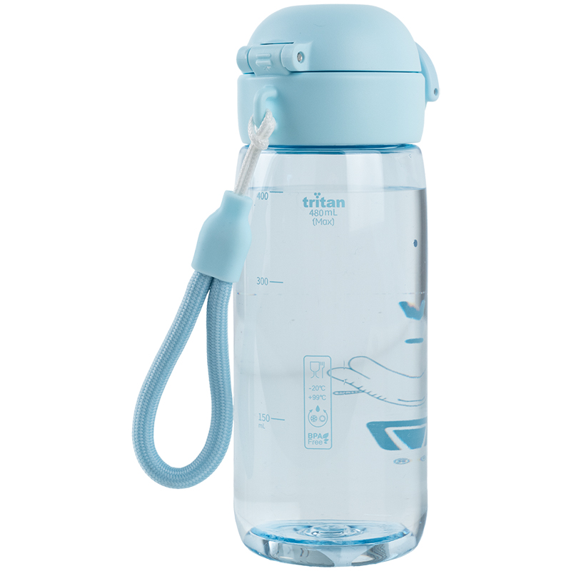 Пляшечка для води, 480 мл, блакитна (K25-1236-2) Kite - фото 3