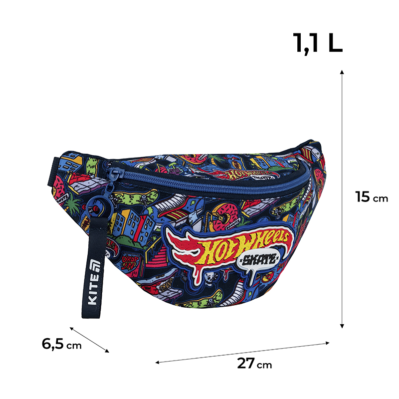 Сумка-бананка Kite детская 2577 Hot Wheels Kite - фото 3