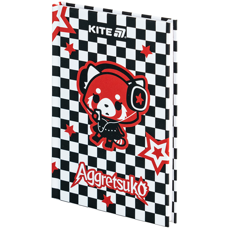 Книга записная твердая обложка А6, 80 лист., кл., Aggretsuko (AR25-199) Kite - фото 2