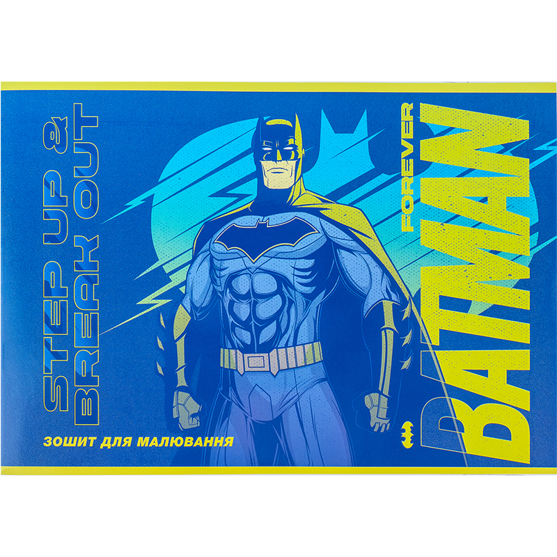 Тетрадь для рисования, 24л., скоба, гибр. лак + УФ лак, «DC Comics» Kite - фото 6