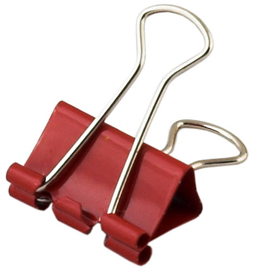 Зажим-биндер цветной 19мм., 12шт./уп., туба, ассорт. BuroMax - фото 7