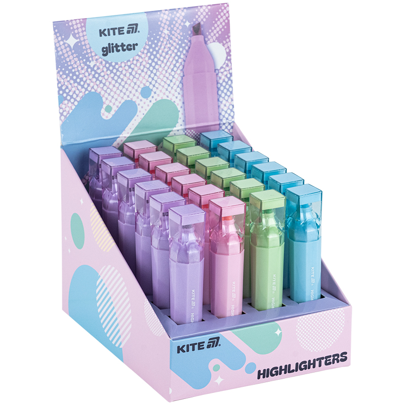 Маркер Highlighter, Kite Creative Glitter Kite - фото 3