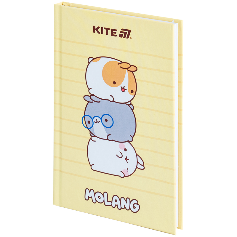 Книга записная твердая обложка А6, 80 лист., кл., Molang (ML25-199) Kite - фото 2