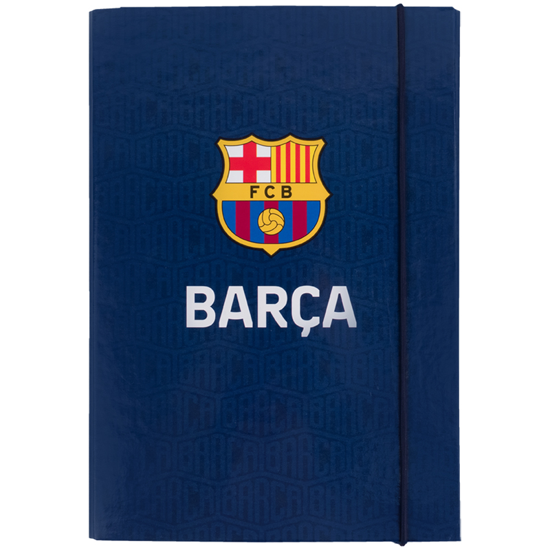 Папка для зошитів В5 на гумці картон, FC Barcelona (BC25-210) Kite - фото 3