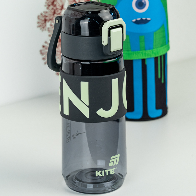 Бутылочка для воды, 550 мл, серая (K25-1232-1) Kite - фото 3