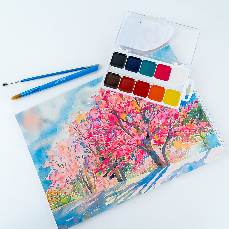 Краски акварельные, 10 цв. Kite Classic (K-060) Kite - фото 2