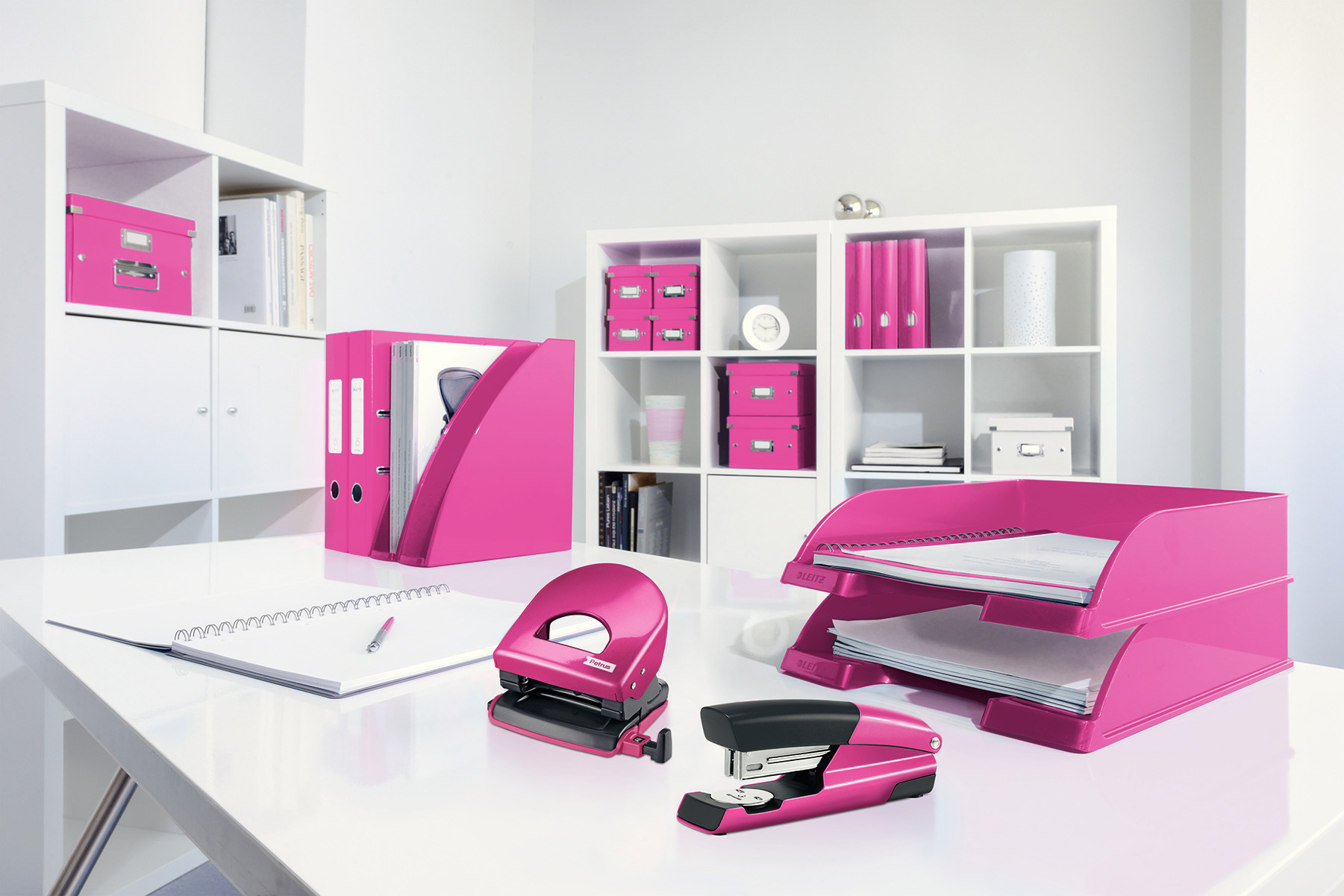 Лоток вертикальный Wow. метал. розов. LEITZ - фото 7