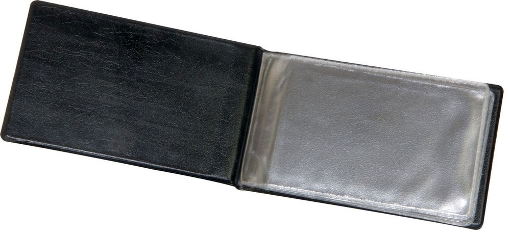 Визитница на 24 визитки, карман, винил., син. PantaPlast - фото 3