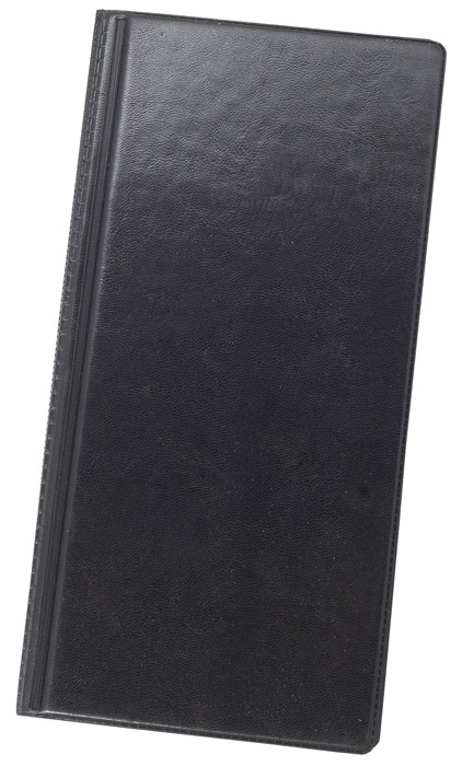 Визитница на 96 визиток, винил., черн. BuroMax - фото 3