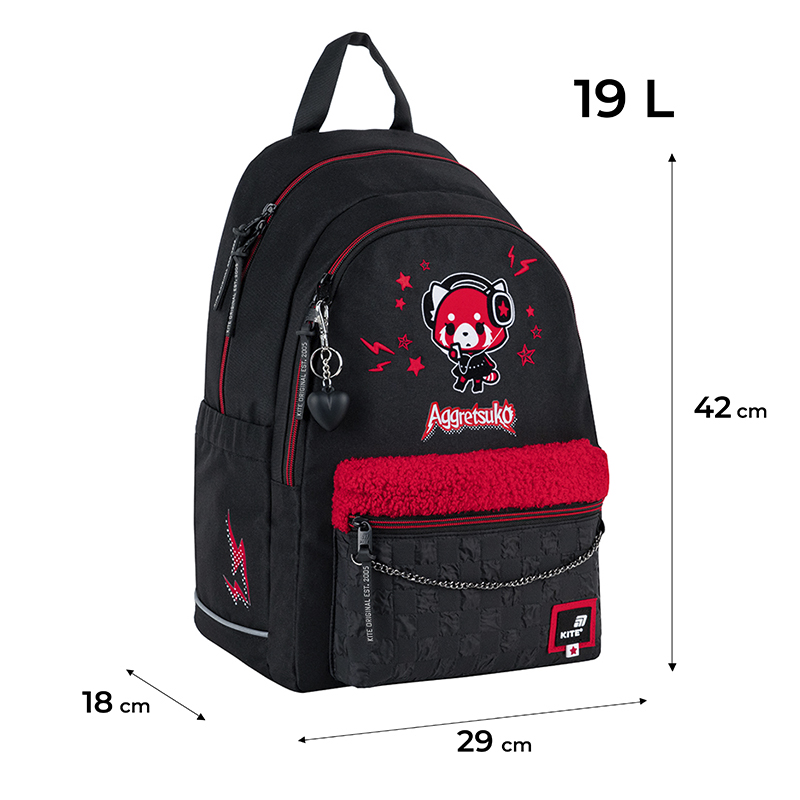 Рюкзак Kite Education teens 2575M Aggretsuko Kite - фото 16