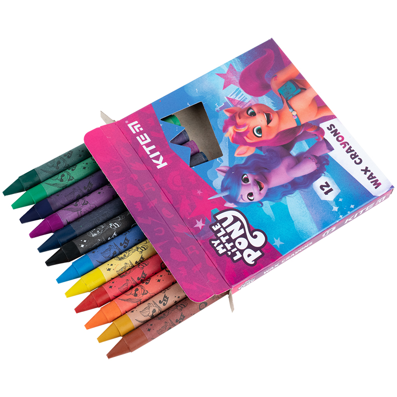 Мел восковой, 12 цветов Little Pony Kite - фото 2