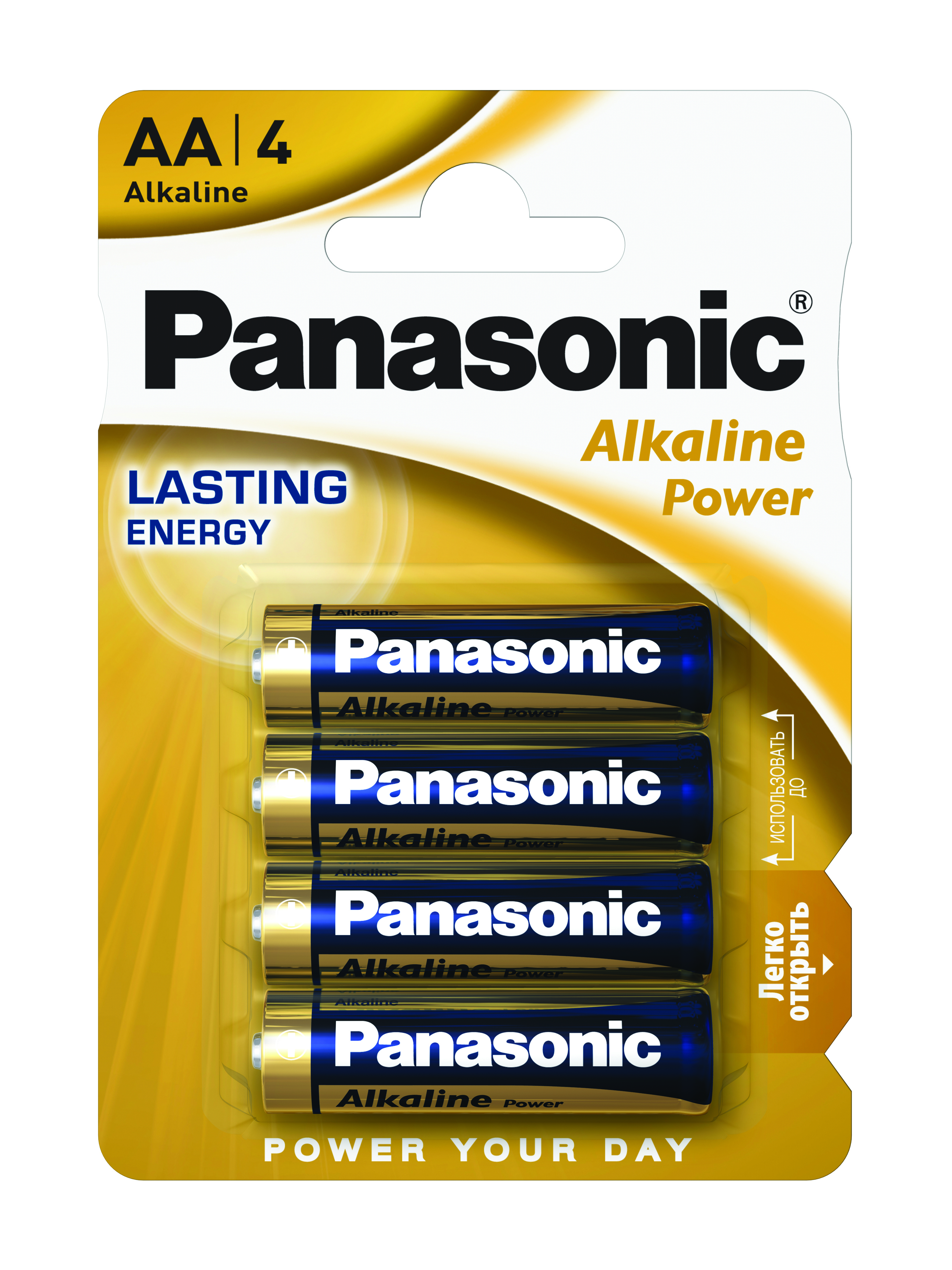 Батарейка LR6 (AA) Alkaline Power, 4шт./уп. Panasonic - фото 2