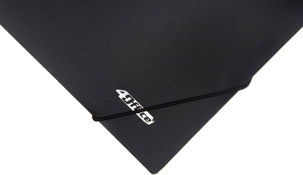 Папка на гумках пластикова А4, чорн. 4Office - фото 4