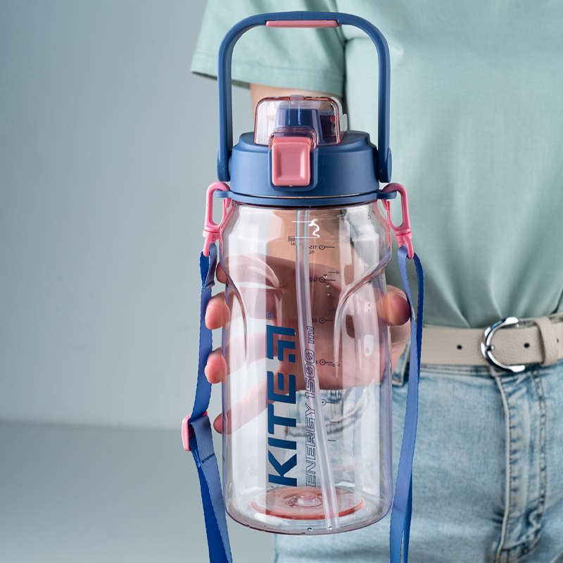 Бутылочка для воды, 1500 мл, розовая Kite - фото 6