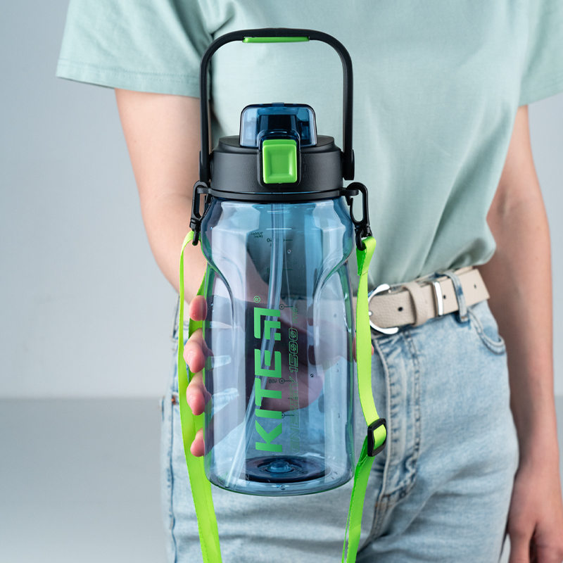 Пляшечка для води 1500 мл, синя Kite - фото 5
