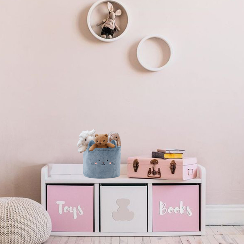 Корзина для хранения 3100 Cute Cat 30х25 см, плюшевая Kite - фото 4