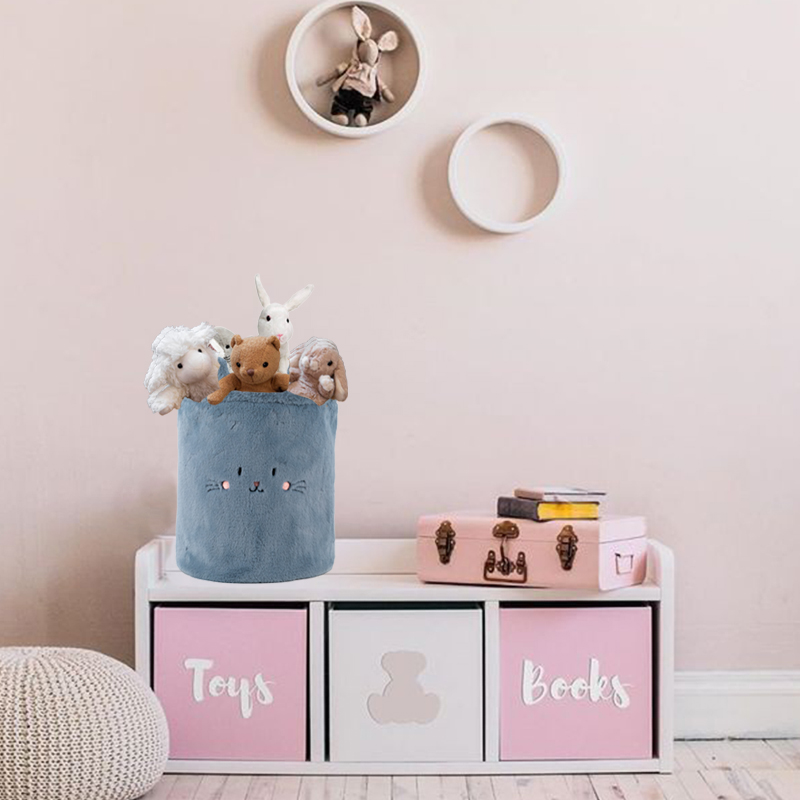 Корзина для хранения 3100 Cute Cat 30х35 см, плюшевая Kite - фото 4