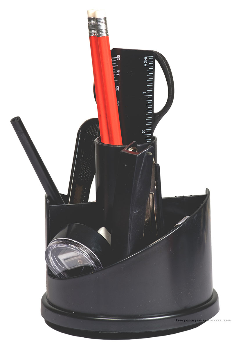 Набір настільний пластиковий 14 предметів, чорн. NORMA - фото 2