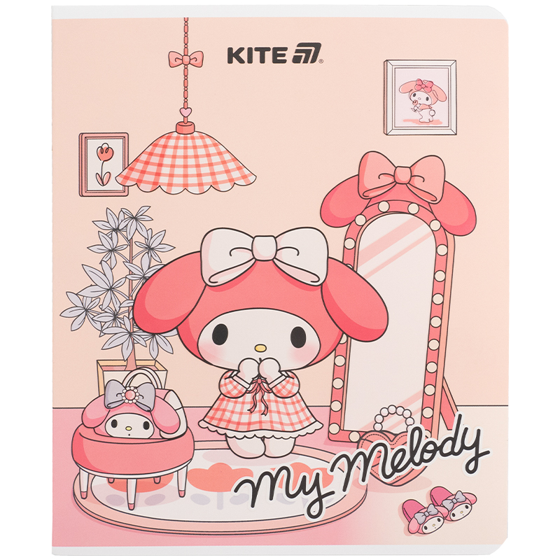 Зошит 24 арк., кл., софт тач + УФ лак, Hello Kitty (HK25-238) Kite - фото 18