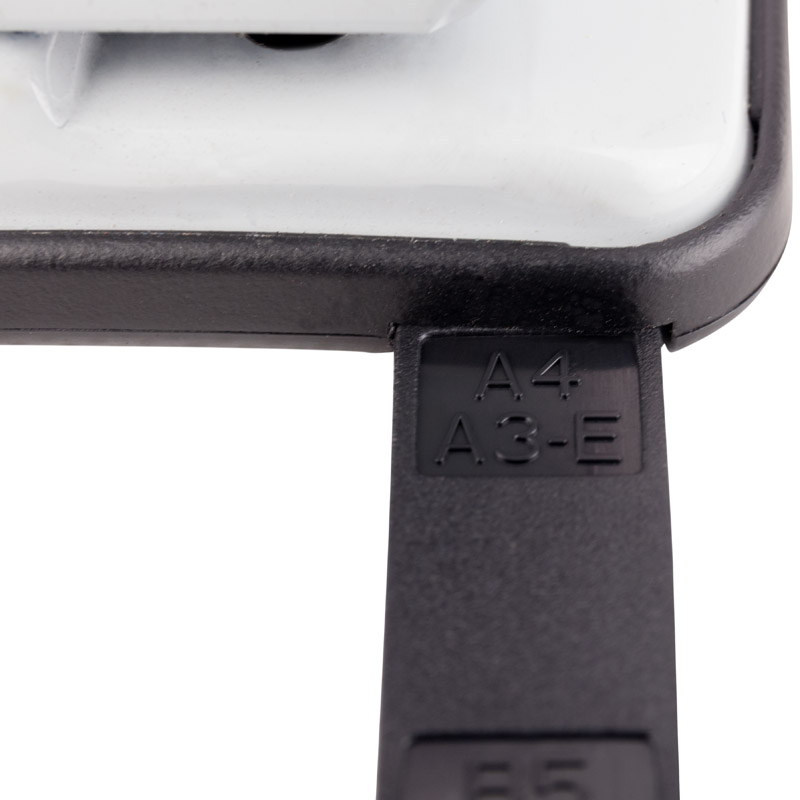 Дырокол на 2 отверстия, до 30 листов Exakt-2, металлический, син. Axent - фото 5