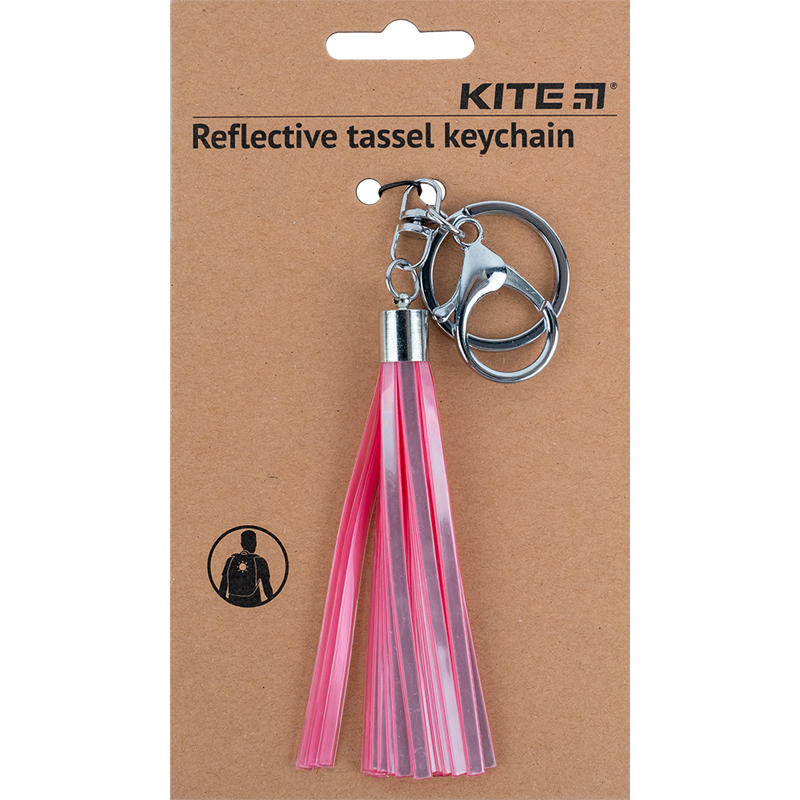 Брелок-подвеска светоотражающий, сиреневый Kite - фото 2