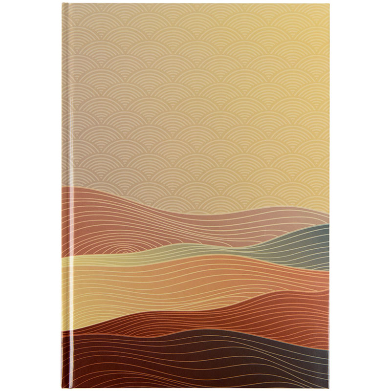 Книга учета 96л. твердый переплет, офсет, серия Waves, клетка, бронз. Axent - фото 3