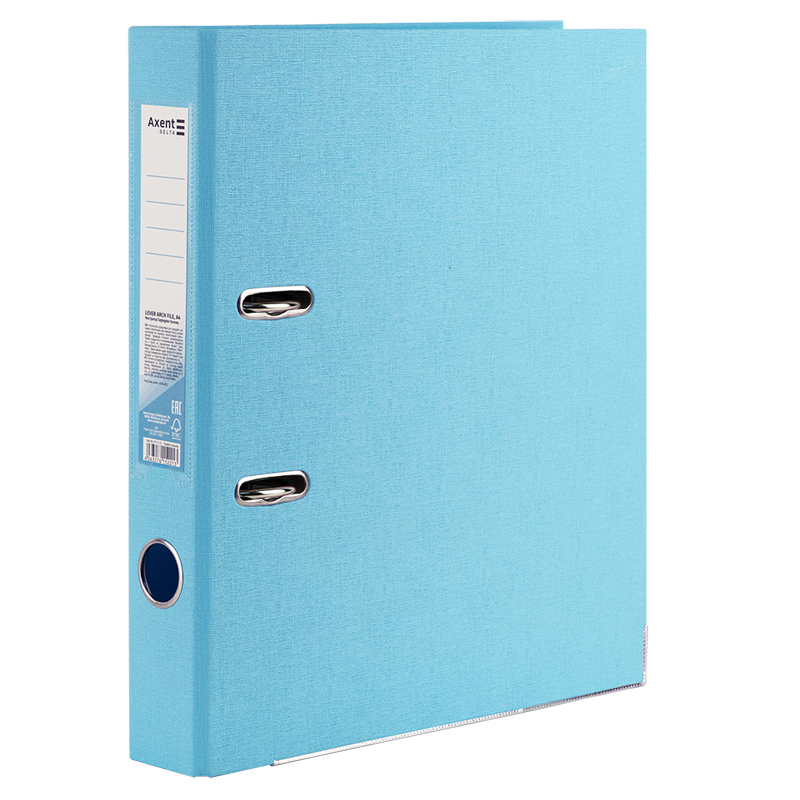 Реєстратор 5см. А4 (PP), двосторонній, Pastelini, бірюз. Axent Delta - фото 1