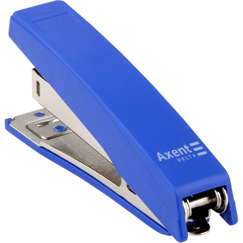 Степлер №10 10л., пластик., D4219 синий Axent Delta - фото 2