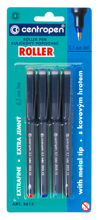 Роллер Ergoline 0,3мм.(F) 4615, корпус зелен., стержень зелен. Centropen - фото 3