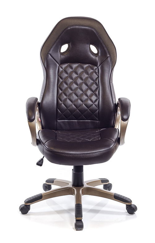 Кресло для руководителя Блиц PL TILT, темно-корич. АКЛАС - фото 4