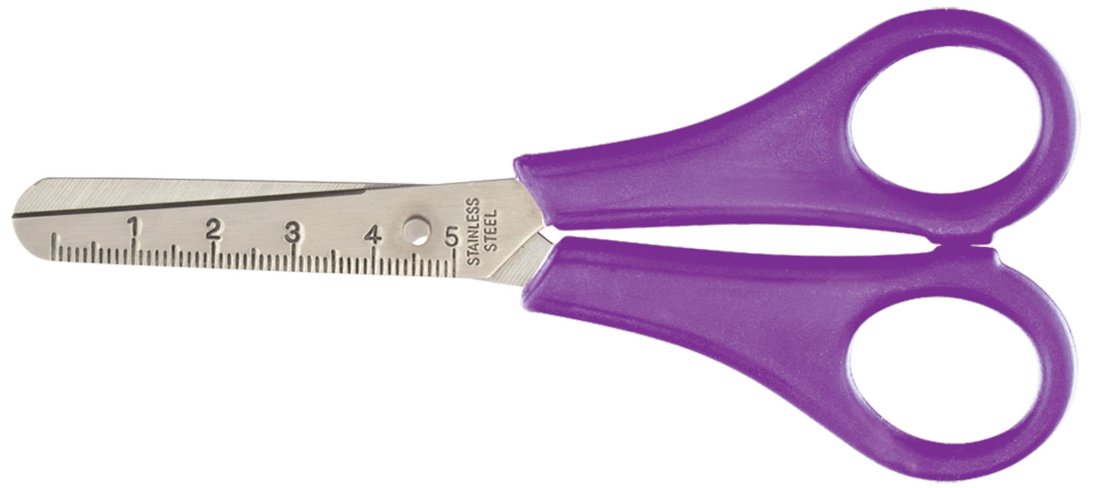 Ножиці 13,2см.,  дитячі (ZB.5001), фіолет. BuroMax - фото 2