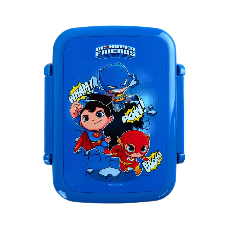 Ланчбокс для їжі на 2  відділення, 420мл., Kite «DC Comics» Super Friends, син. Kite - фото 4