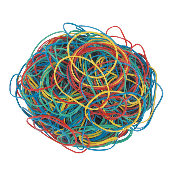 Резинка для денег d=60мм., 200г., цвет ассорт. Axent Delta - фото 2