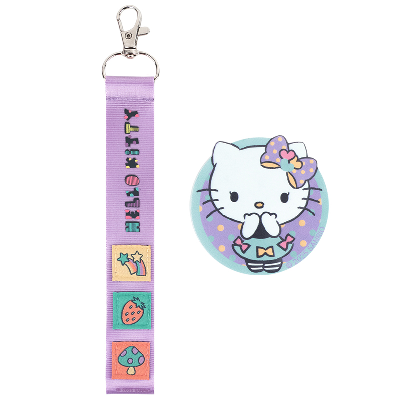 Набор бейдж на липучке и подвеска, 2 шт., 3010-1 Hello Kitty Kite - фото 5