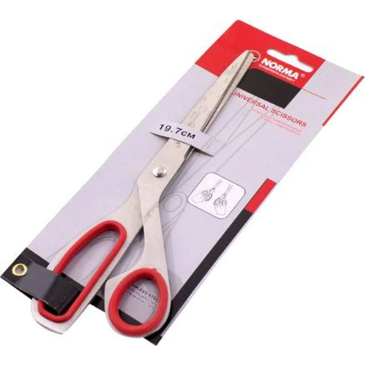 Ножиці 19,7см. цільнометалеві NORMA - фото 3