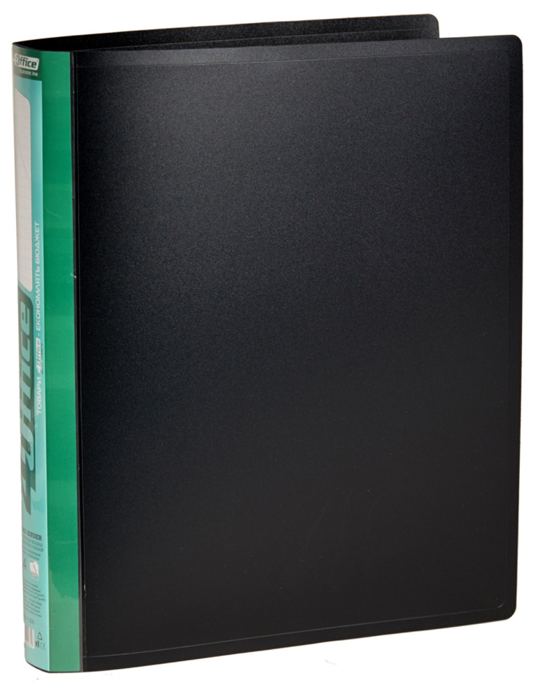 Папка А4, 40мм., 4кільця, пластик PР, асорті 4Office - фото 7