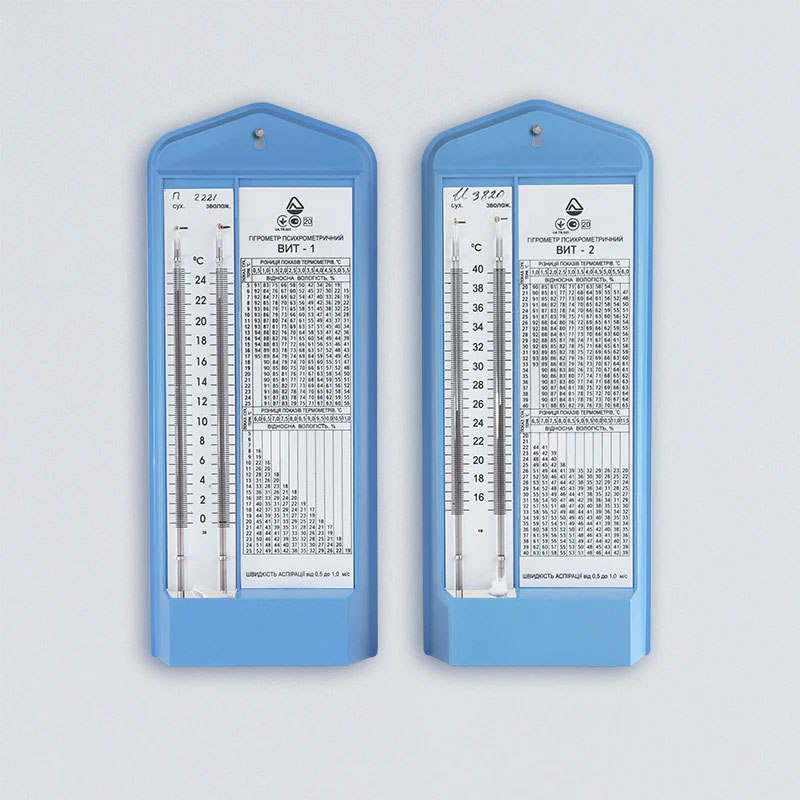 Гігрометр психрометричний ВИТ-1, від 0 до +25 °С (ТУ України 14307481.001-92) Україна - фото 2