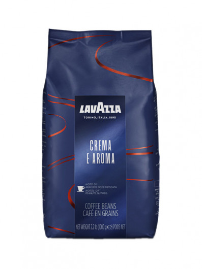 Кофе в зернах Crema e Aroma Espresso 1000г., купаж арабика/робуста Lavazza - фото 1