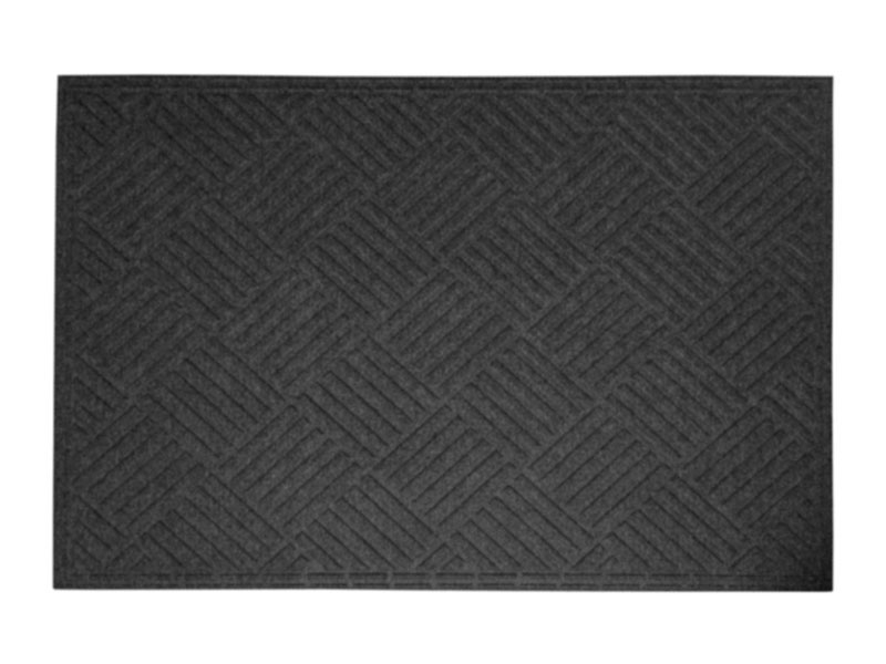 Килимок під двері 60*90см, без кромки, з візерунком, сірий Мій Дім - фото 2
