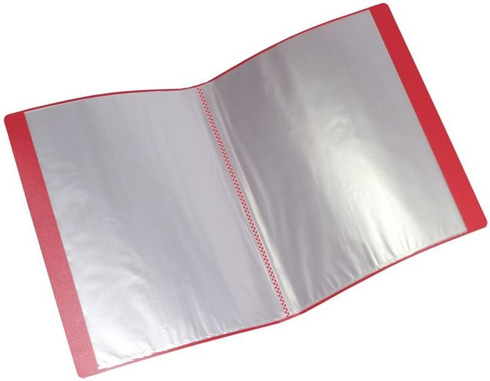 Папка на 60 файлів, товщина 650мкм, черв. NORMA - фото 3