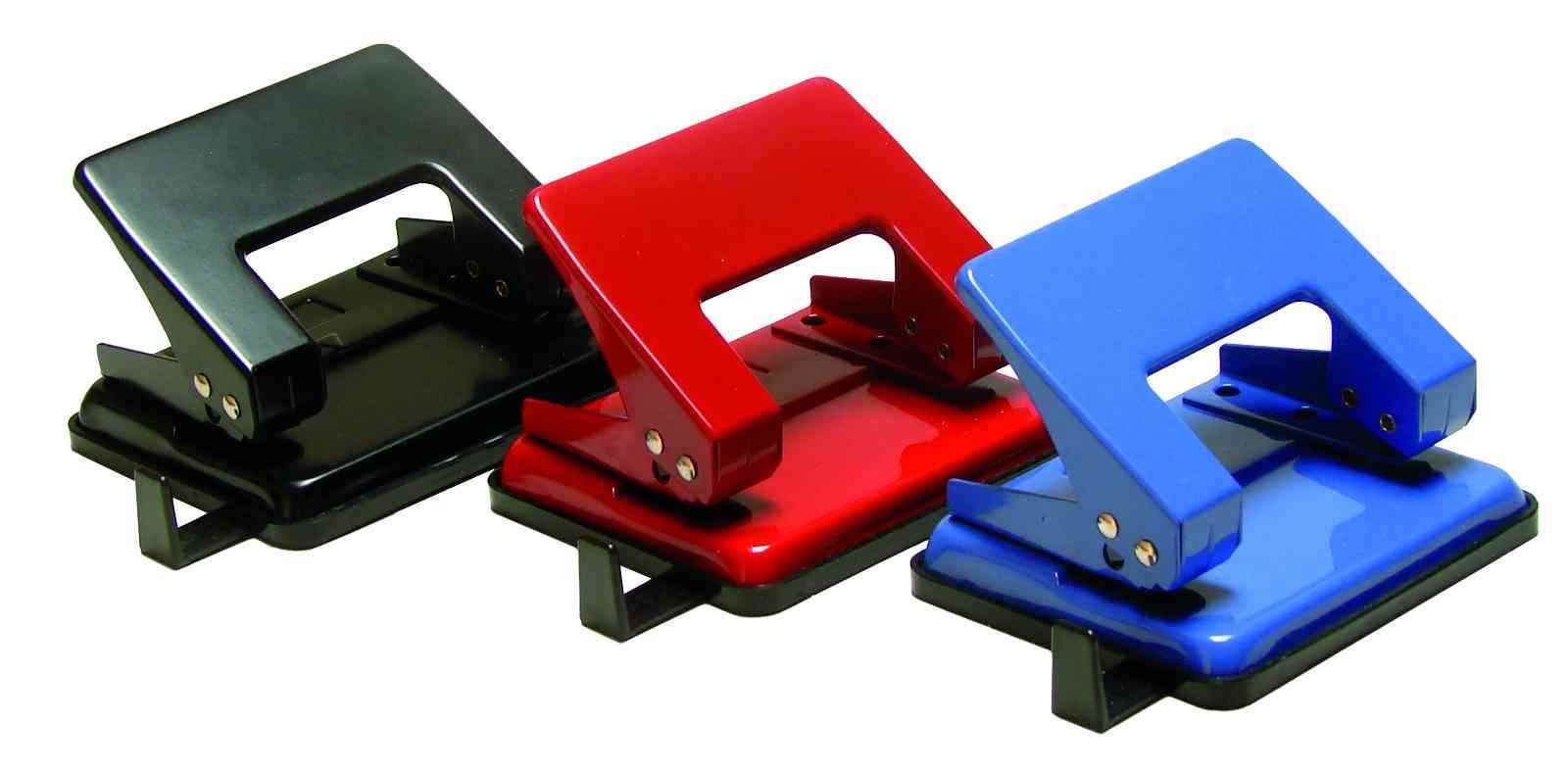 Дырокол на 2 отверстия, до 15 листов (4-301), металлический, ассорт. 4Office - фото 3