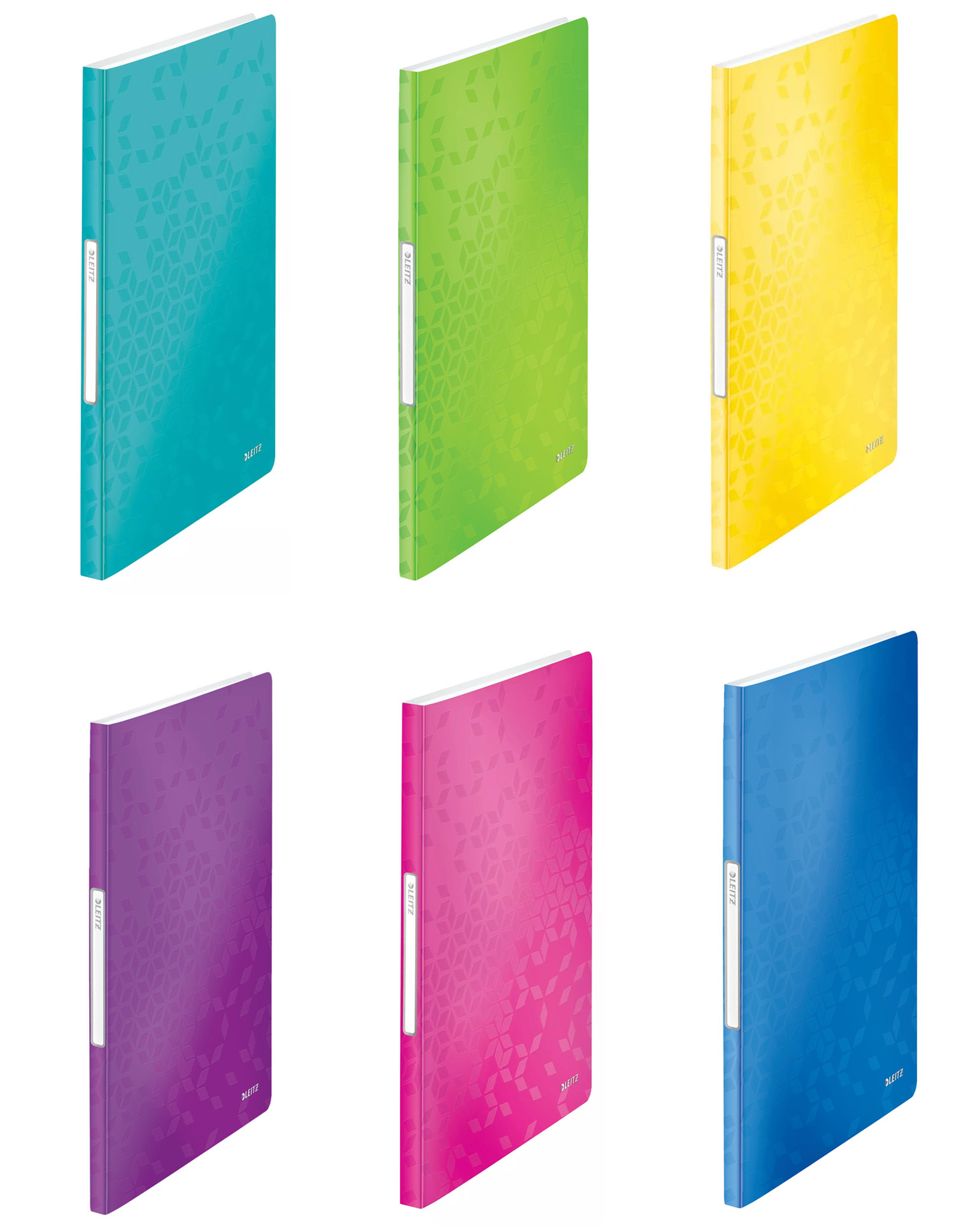 Папка на 20 файлов Wow, металик, голуб. LEITZ - фото 5