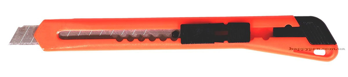 Нож канцелярский малый 9мм., пластиковый корпус NORMA - фото 4