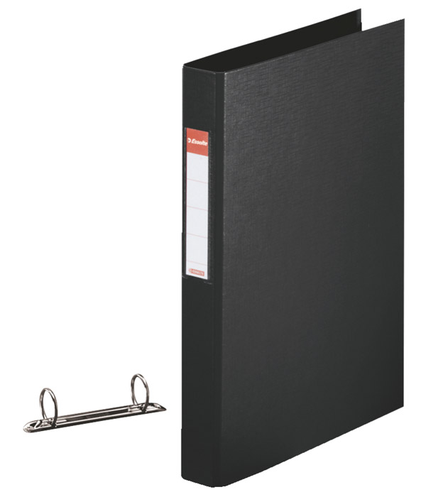 Папка А4, 35мм., 2кільця (25мм.), чорн. Esselte - фото 2