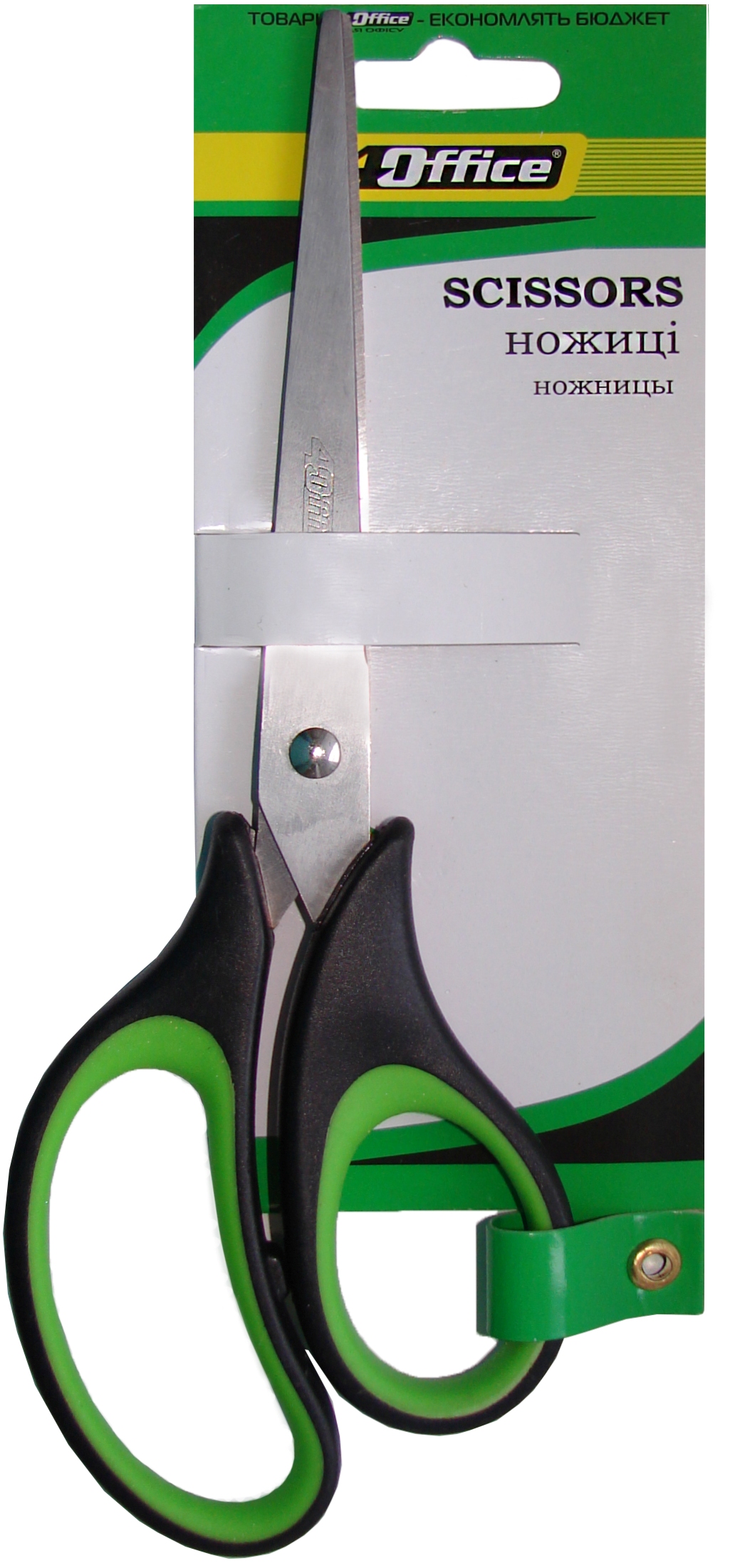 Ножницы 17см., с резиновыми вставками 4Office - фото 4