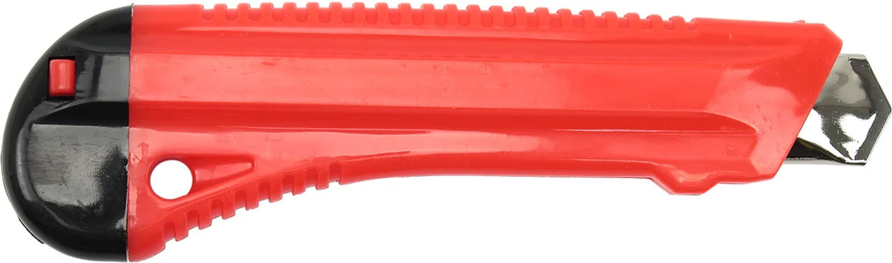 Ніж канцелярський великий 18мм., металева направляюча, пластиковий корпус NORMA - фото 4