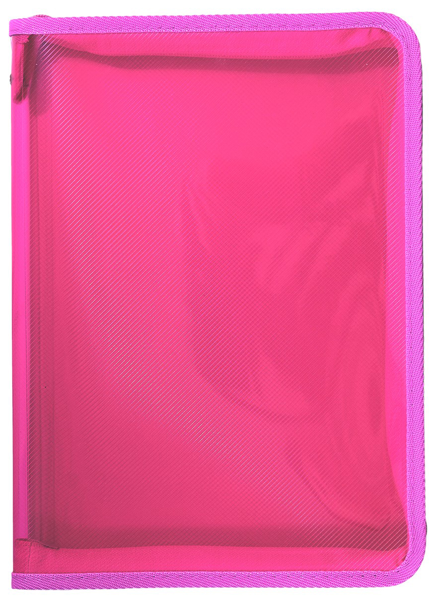 Папка на блискавці, А4, 30мм., напівпрозора, рифлена, асорті NORMA - фото 5