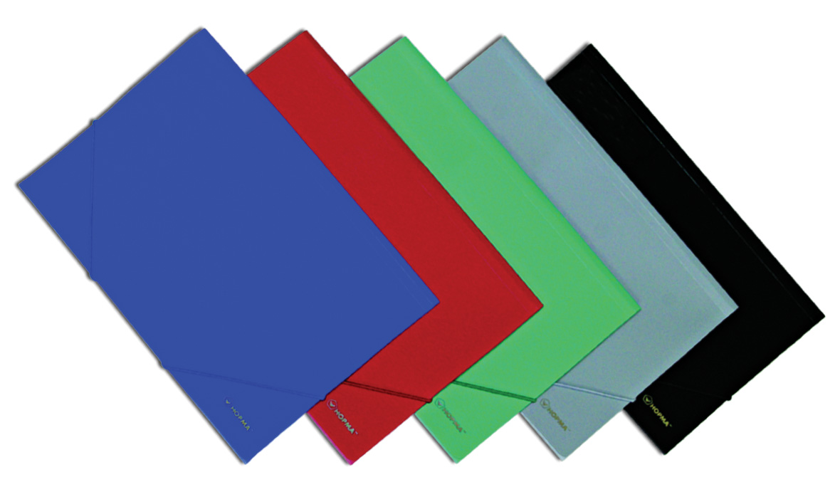 Папка на резинках А4, пластик, зелен. NORMA - фото 4