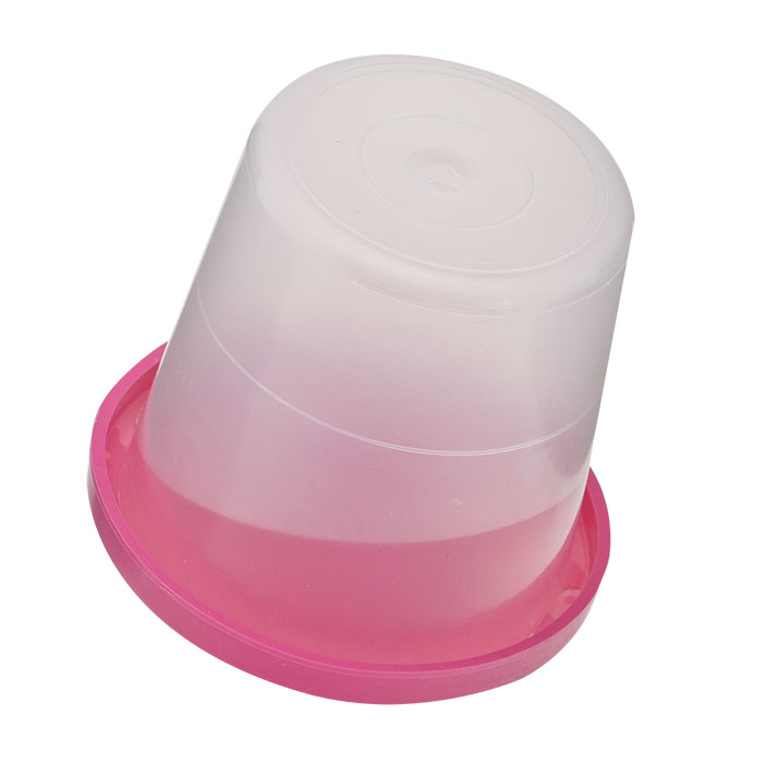 Стакан-непроливайка Kids line, 76*73*76мм., розов. ZiBi - фото 2