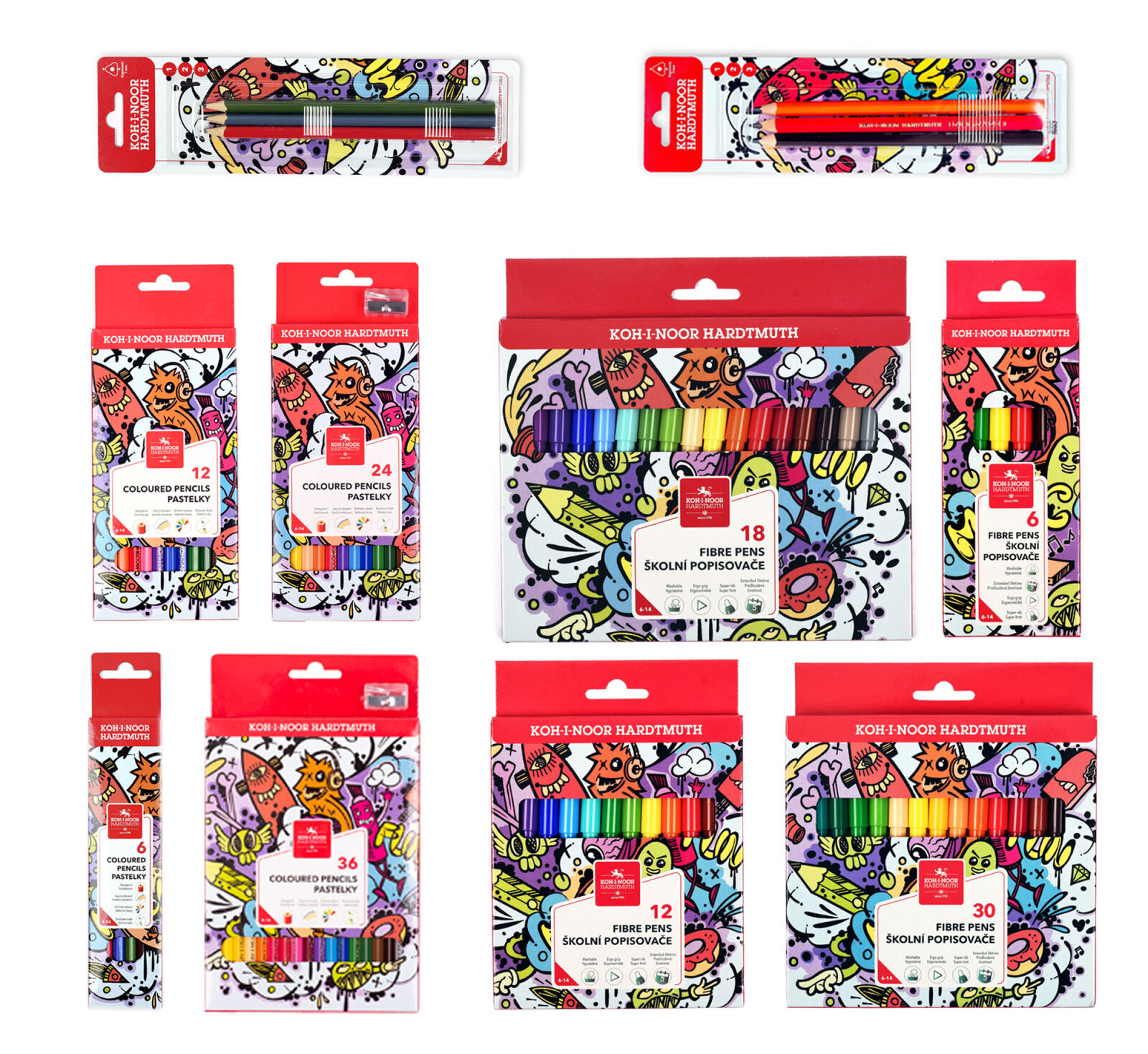 Олівці кольорові, 36кол., Teenage Koh-i-noor - фото 2